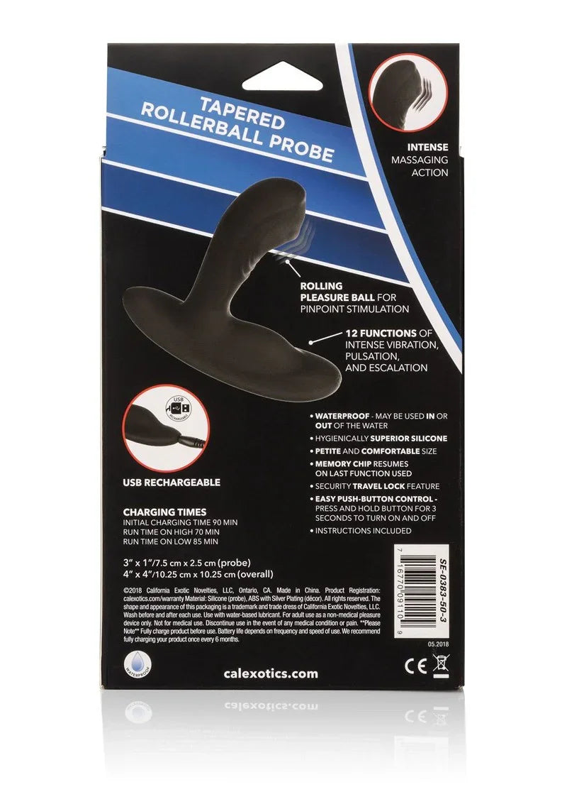 Eclipse Tapered Roller Ball Probe by CalExotics - Happytoys Sexshop: online sex shop for Feeling Happy & Easy 😊 - Discreet geleverd