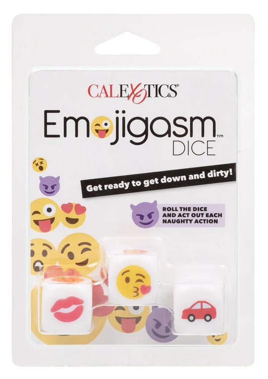 ♂ ♀ CalExotics Emojigasm Dice - Happytoys Sexshop: Toys for Feeling Happy & Easy 😊 - Discreet geleverd