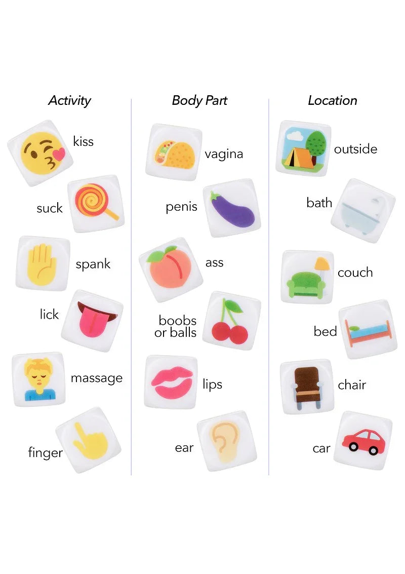 Emojigasm Dice by CalExotics - Happytoys Sexshop: online sex shop for Feeling Happy & Easy đ - Discreet geleverd