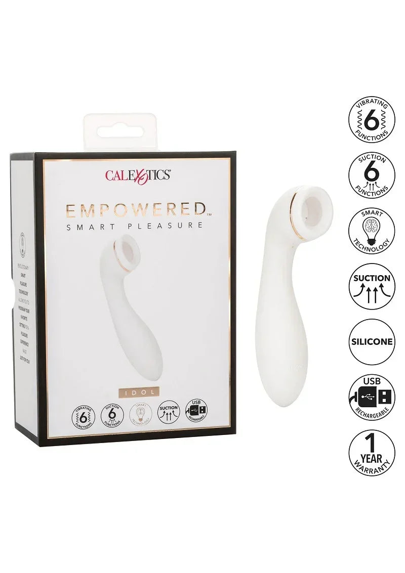 ♀ CalExotics Empowered Smart Pleasure Idol Vibrator - Happytoys Sexshop: online sex shop for Feeling Happy & Easy 😊 - Discreet geleverd