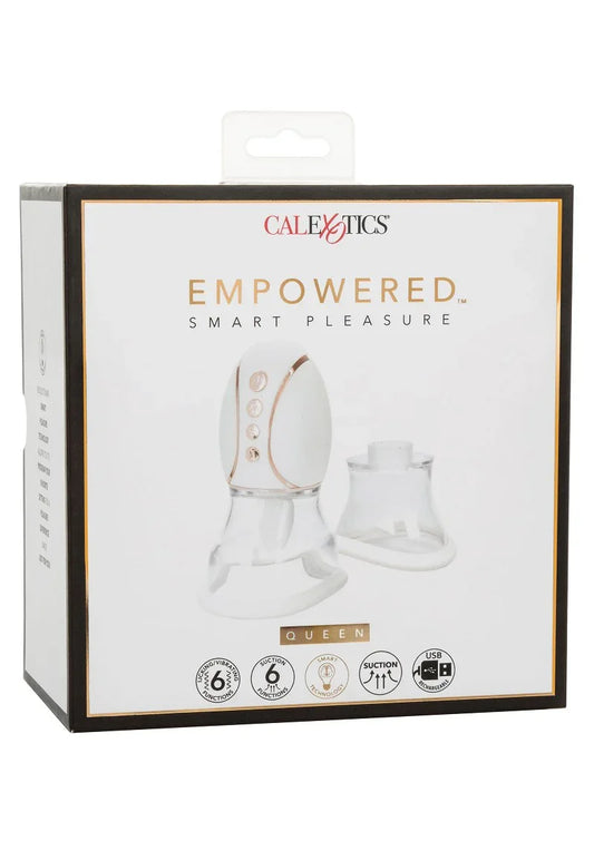 ♀ CalExotics Empowered Smart Pleasure Queen licking vibrator - Happytoys Sexshop: online sex shop for Feeling Happy & Easy 😊 - Discreet geleverd
