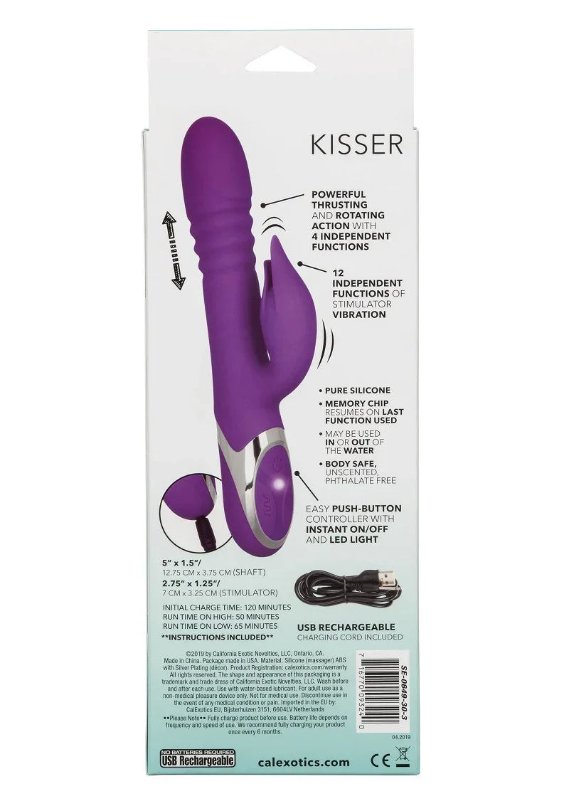 ♀ CalExotics Enchanted Kisser Rotating Vibrator - Happytoys Sexshop: online sex shop for Feeling Happy & Easy 😊 - Discreet geleverd