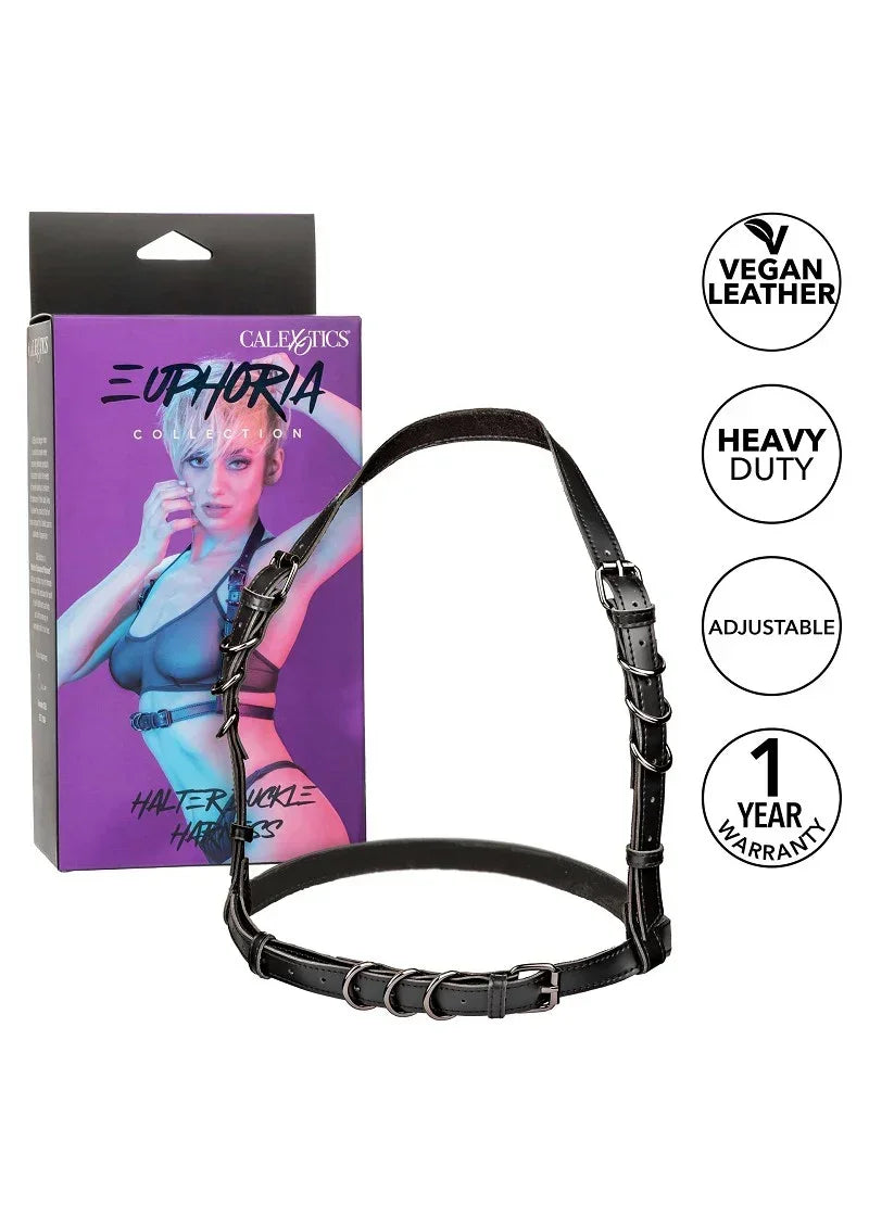 Bestel: Euphoria Collection Halter Buckle Harness by CalExotics - bij Happytoys.nl, happytoys.be, Happytoys.ae: erotische sex webshop | liever Happy dan Easy ⭐⭐⭐⭐⭐