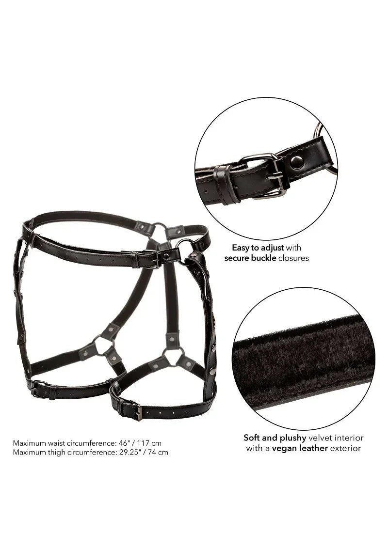 Bestel: Euphoria Collection Plus Size Riding Thigh Harness by CalExotics - bij Happytoys.nl, happytoys.be, Happytoys.ae: erotische sex webshop | liever Happy dan Easy ⭐⭐⭐⭐⭐