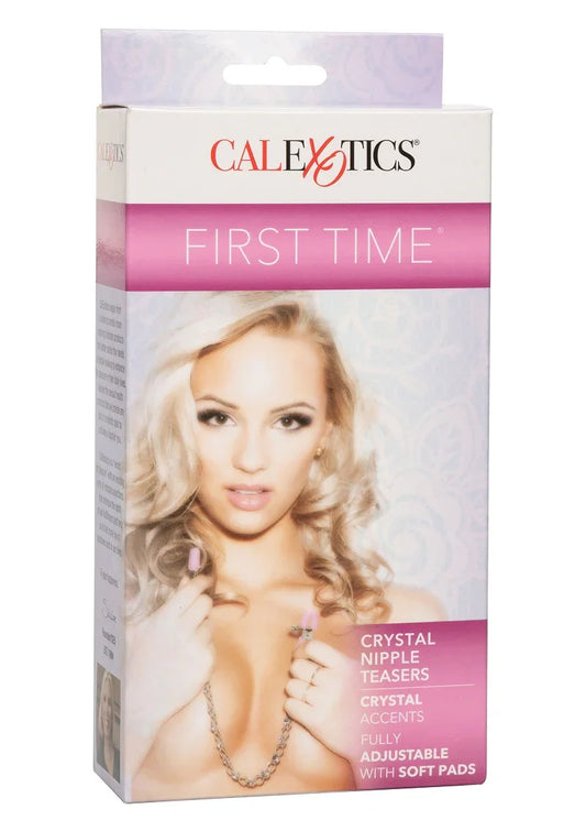 First Time Crystal Nipple Teasers by CalExotics - Happytoys Sexshop: Toys for Feeling Happy & Easy 😊 - Discreet geleverd
