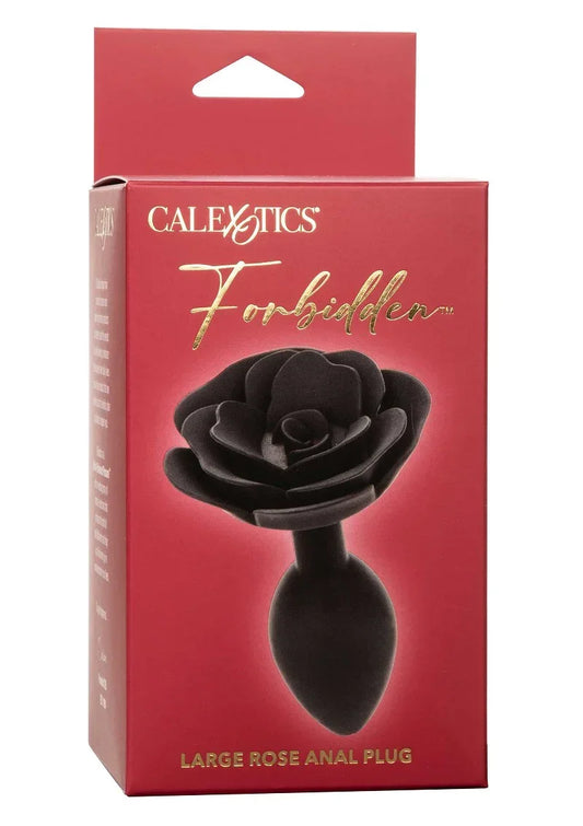 Forbidden Large Rose Anal Plug by CalExotics - Happytoys Sexshop: online sex shop for Feeling Happy & Easy 😊 - Discreet geleverd
