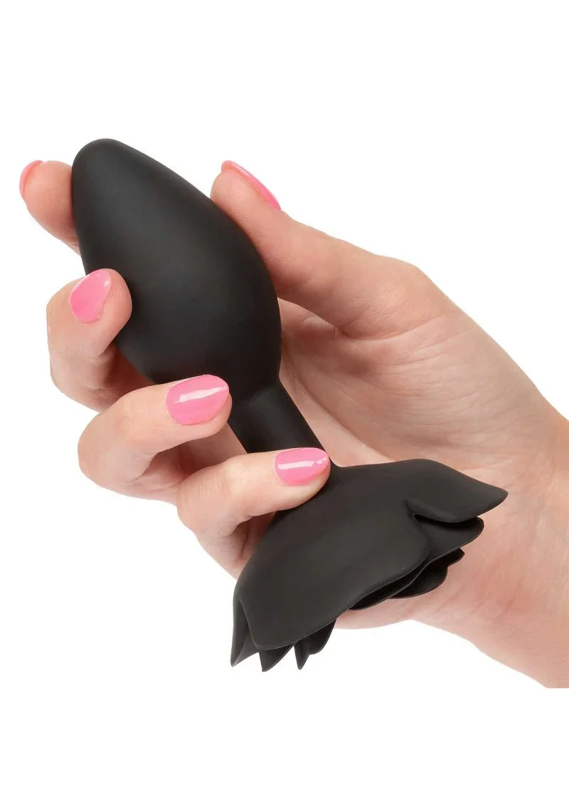 Forbidden Large Rose Anal Plug by CalExotics - Happytoys Sexshop: online sex shop for Feeling Happy & Easy 😊 - Discreet geleverd