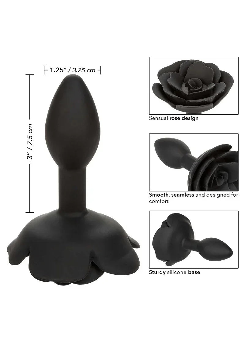 Bestel: Forbidden Small Rose Anal Plug by CalExotics - bij Happytoys.nl, happytoys.be, Happytoys.ae: erotische sex webshop | liever Happy dan Easy ⭐⭐⭐⭐⭐
