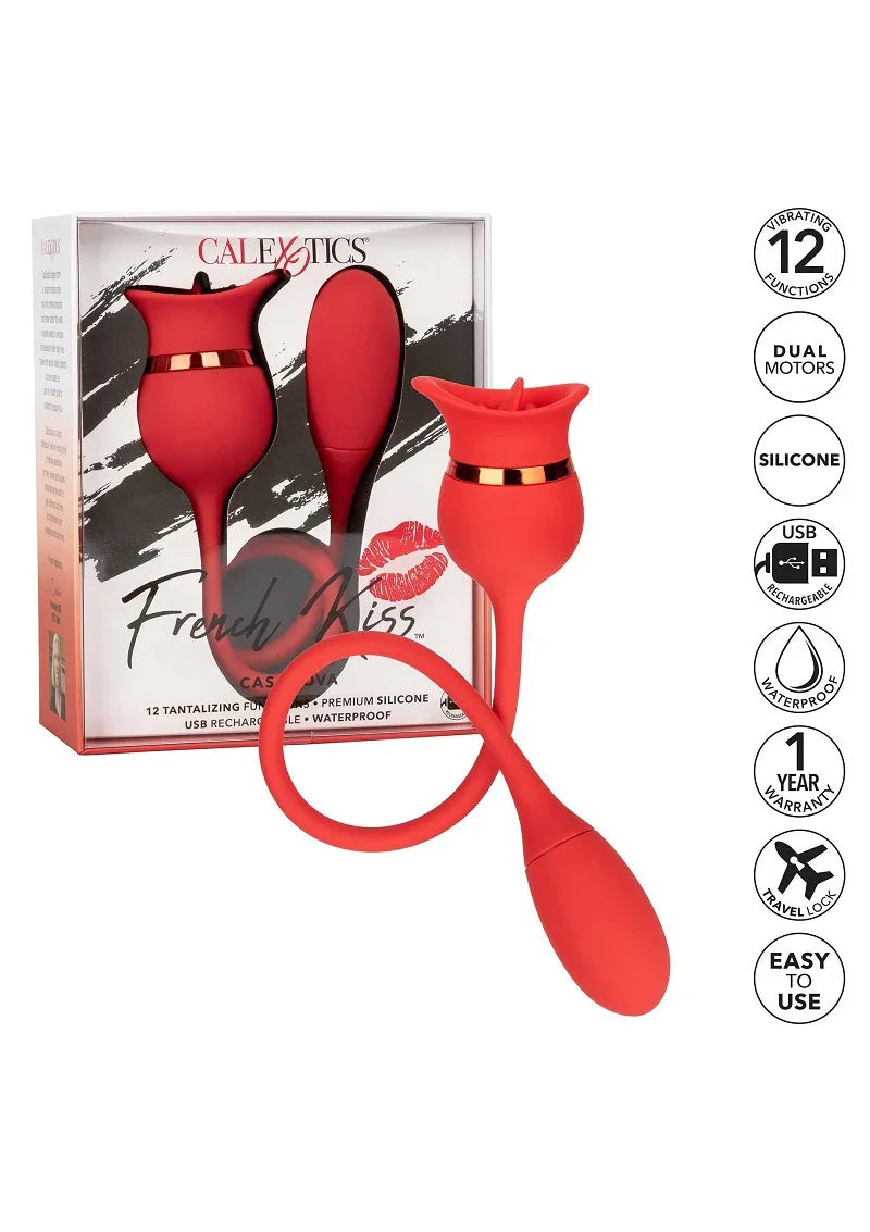 ♀ CalExotics French Kiss Casanova teaser/vibrator - Happytoys Sexshop: Toys for Feeling Happy & Easy 😊 - Discreet geleverd