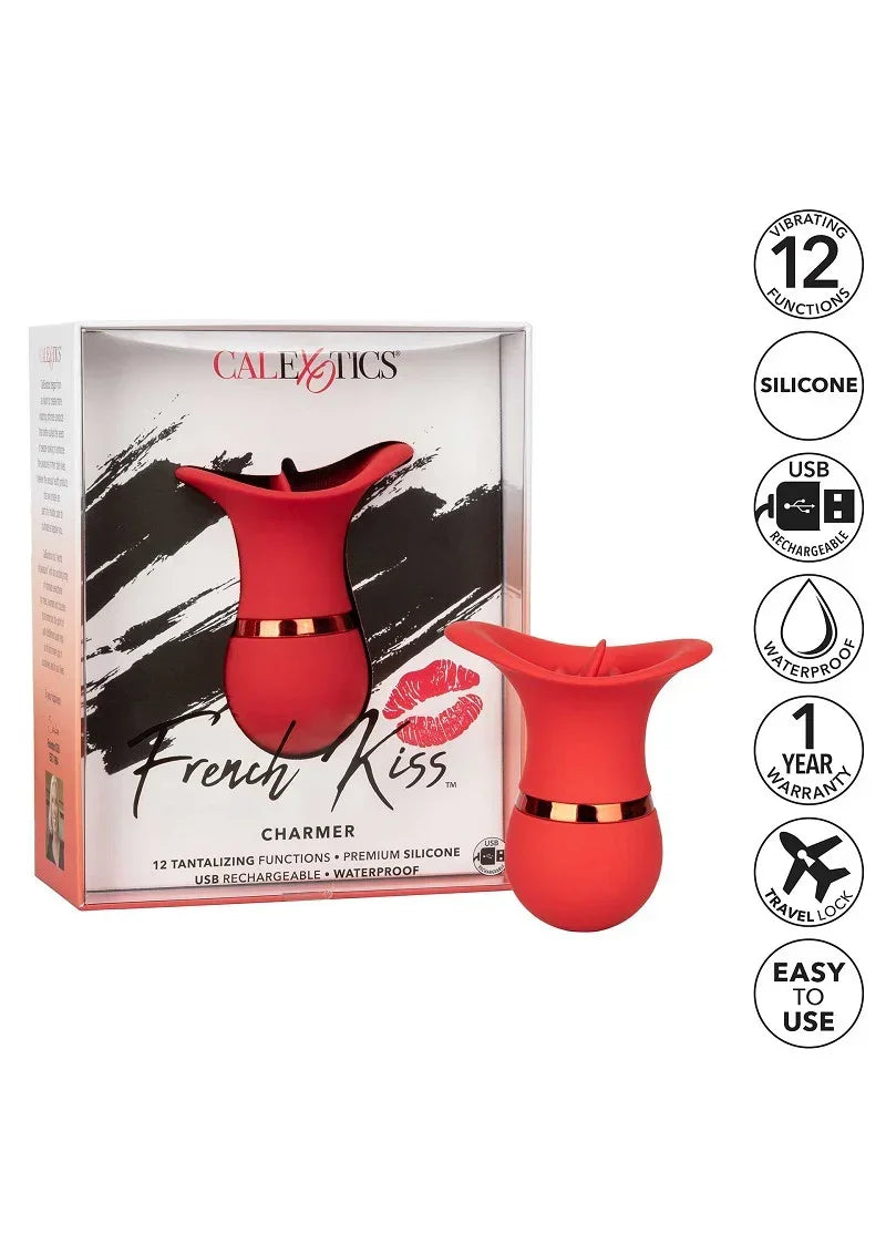 French Kiss Charmer teaser vibrator by CalExotics - Happytoys Sexshop: online sex shop for Feeling Happy & Easy 😊 - Discreet geleverd