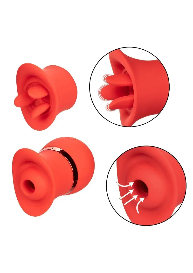 Bestel: French Kiss Suck & Play Interchangeable Set by CalExotics - bij Happytoys.nl, happytoys.be, Happytoys.ae: erotische sex webshop | liever Happy dan Easy βββββ
