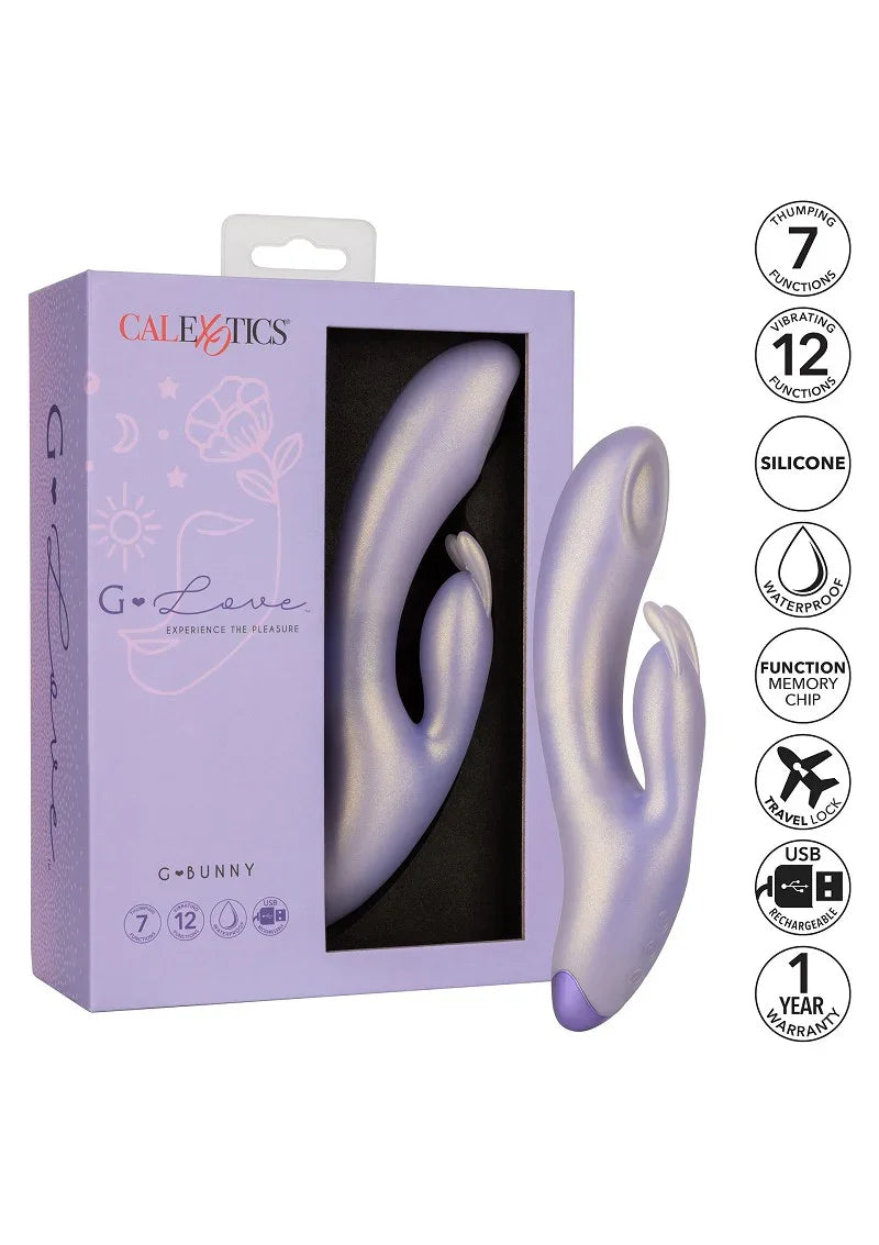 β CalExotics G-Love G-Bunny vibrator - Happytoys Sexshop: Toys for Feeling Happy & Easy π - Discreet geleverd
