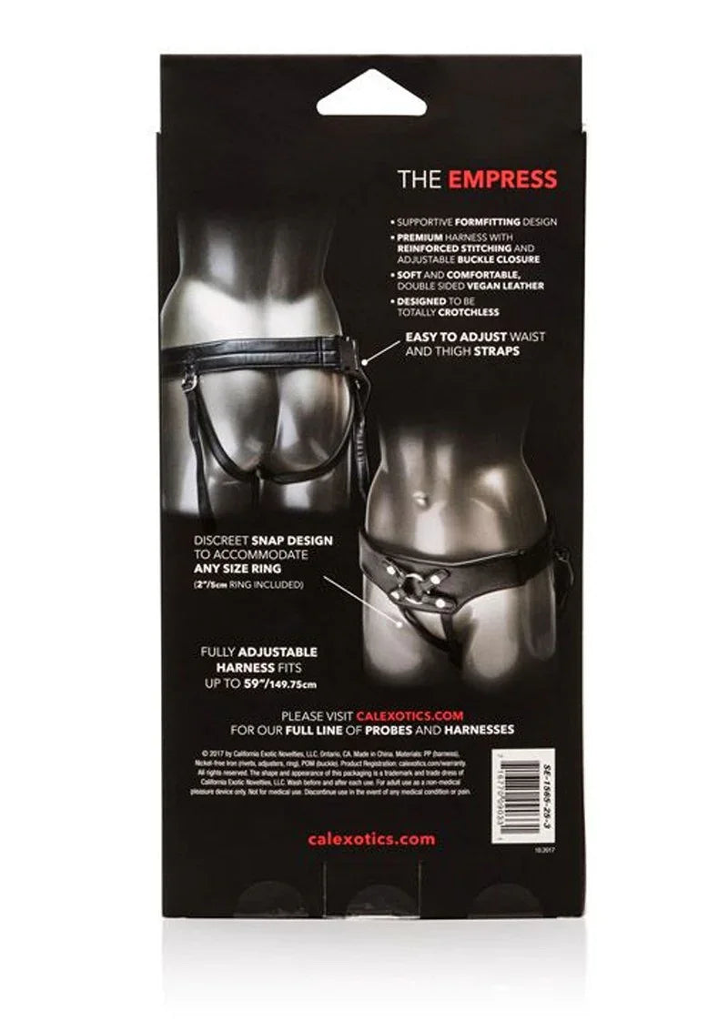 Her Royal Harness The Empress Strap-On Pegging set by CalExotics - Happytoys Sexshop: Toys for Feeling Happy & Easy 😊 - Discreet geleverd