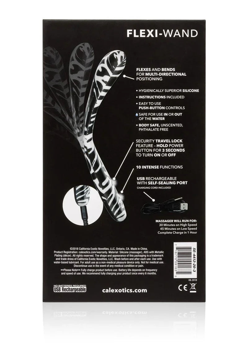 Hype Flexi-Wand by CalExotics - Happytoys Sexshop: Toys for Feeling Happy & Easy 😊 - Discreet geleverd