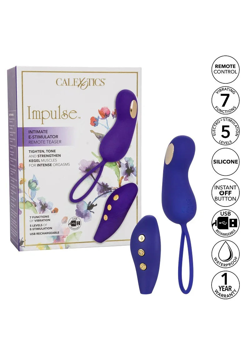 ♀ CalExotics Impulse Estim Remote Teaser vibrator - Happytoys Sexshop: Toys for Feeling Happy & Easy 😊 - Discreet geleverd