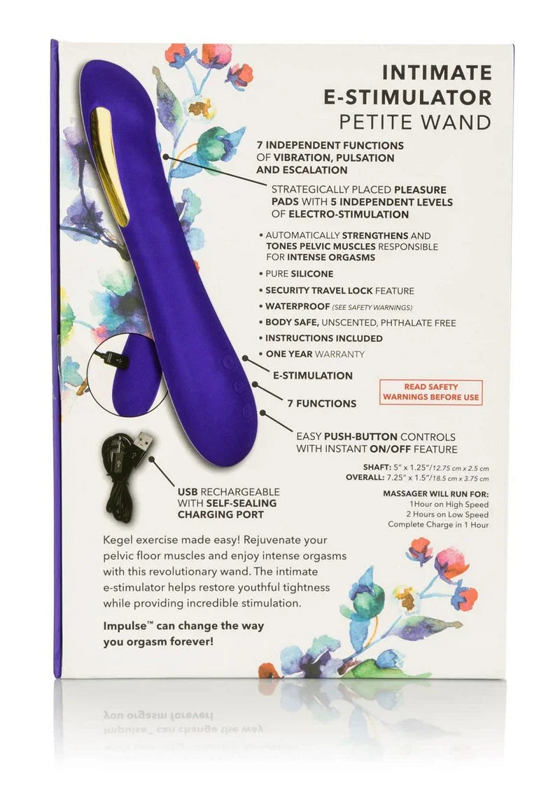 Impulse Intimate E-Stimulator Petite Wand by CalExotics - Happytoys Sexshop: online sex shop for Feeling Happy & Easy 😊 - Discreet geleverd