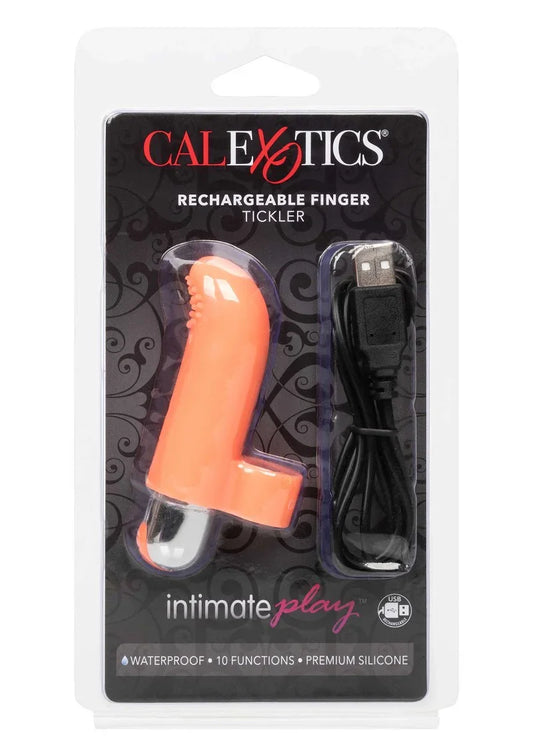 ♀ CalExotics Intimate Play Rechargeable Finger Tickler vibrator - Happytoys Sexshop: online sex shop for Feeling Happy & Easy 😊 - Discreet geleverd