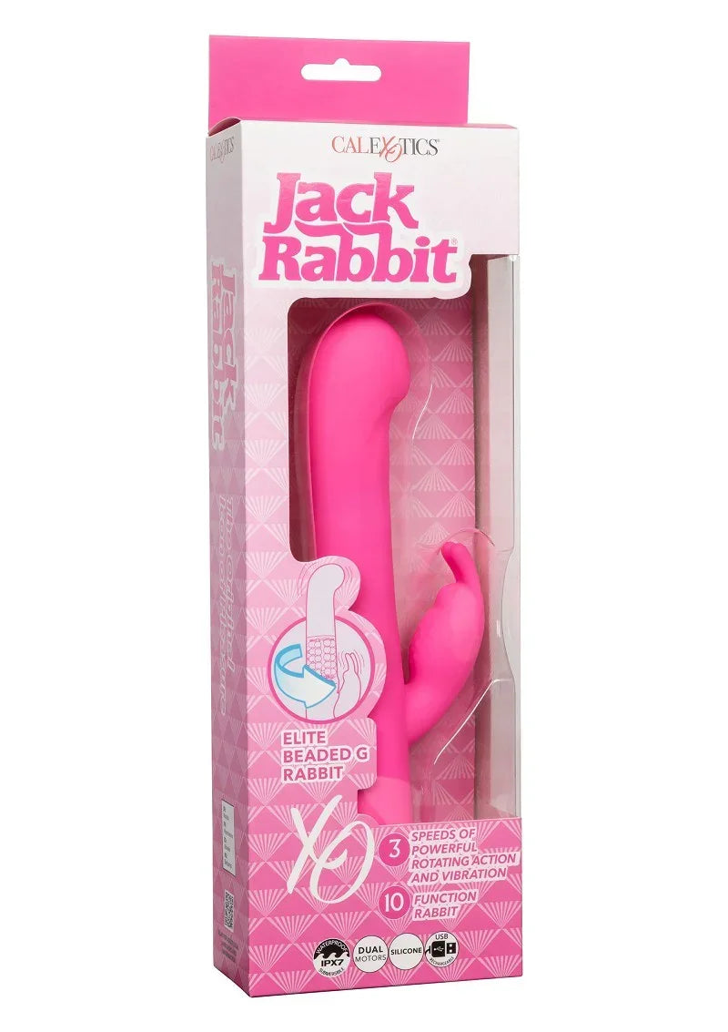 Bestel: Jack Rabbit Elite Beaded G Rabbit by CalExotics - bij Happytoys.nl, happytoys.be, Happytoys.ae: erotische sex webshop | liever Happy dan Easy βββββ