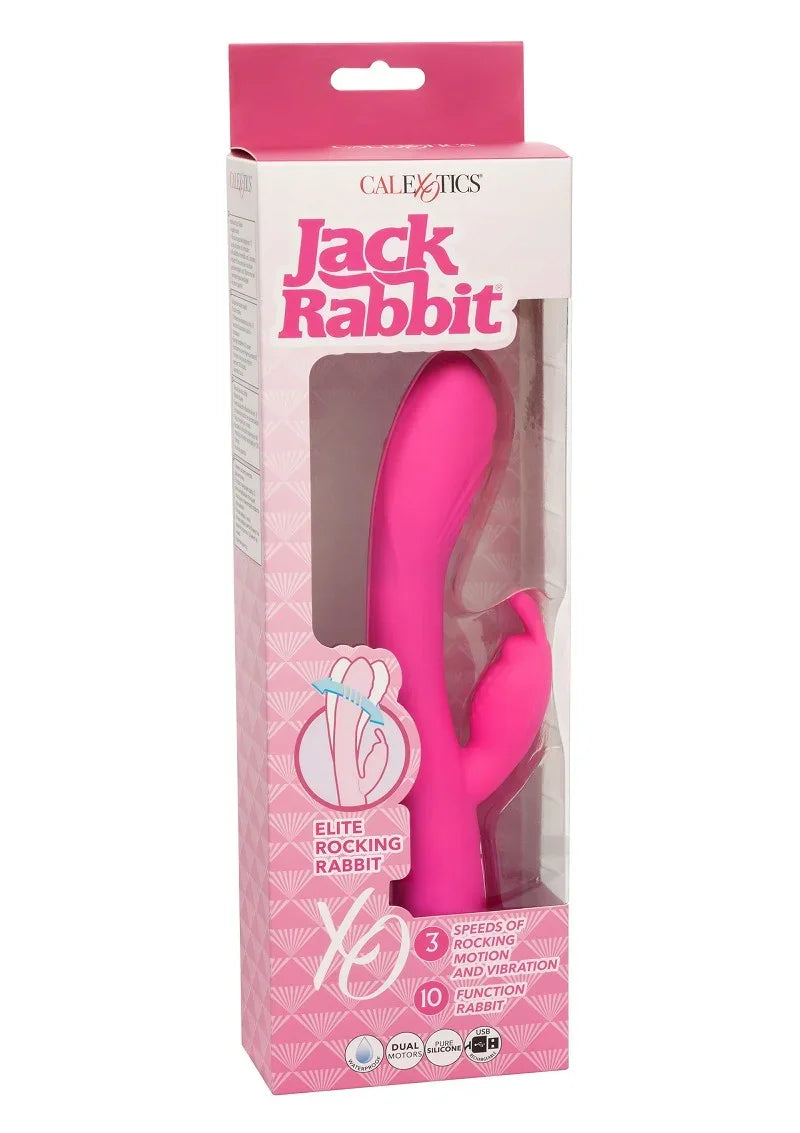 Bestel: Jack Rabbit Elite Rocking Rabbit by CalExotics - bij Happytoys.nl, happytoys.be, Happytoys.ae: erotische sex webshop | liever Happy dan Easy ⭐⭐⭐⭐⭐
