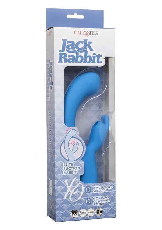 Jack Rabbit Elite Suction Rabbit vibrator by CalExotics - Happytoys Sexshop: online sex shop for Feeling Happy & Easy đ - Discreet geleverd