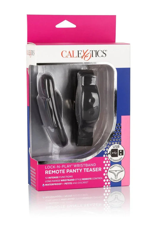 Lock-N-Play Wristband Remote Panty Teaser @ CalExotics - Happytoys Sexshop: online sex shop for Feeling Happy & Easy đ - Discreet geleverd