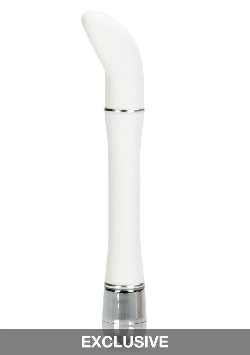 Bestel: Lulu Satin Scoop designvibrator (white) by CalExotics - bij Happytoys.nl, happytoys.be, Happytoys.ae: erotische sex webshop | liever Happy dan Easy ⭐⭐⭐⭐⭐