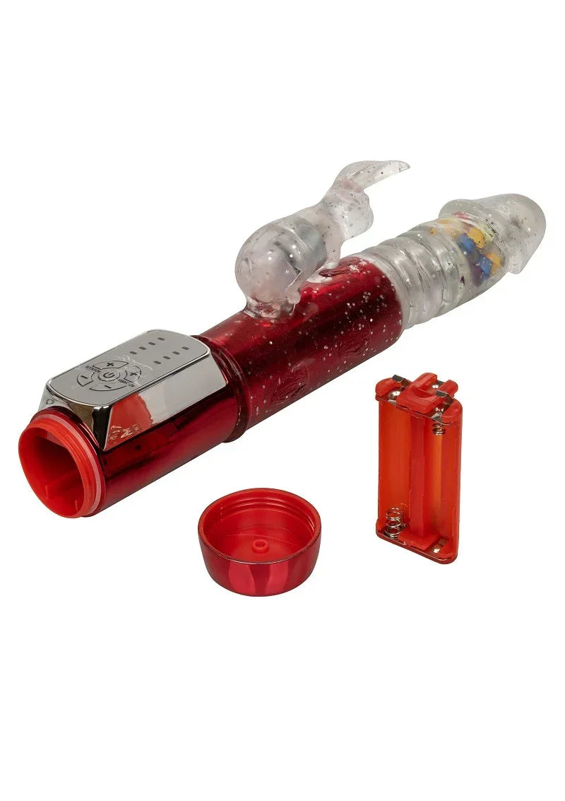 Naughty Bits Cumball Machine Thrusting Jack Rabbit Vibrator by CalExotics - Happytoys Sexshop: online sex shop for Feeling Happy & Easy π - Discreet geleverd