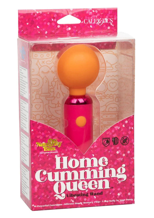 Naughty Bits Home Cumming Queen Vibrating Wand by CalExotics - Happytoys Sexshop: online sex shop for Feeling Happy & Easy 😊 - Discreet geleverd