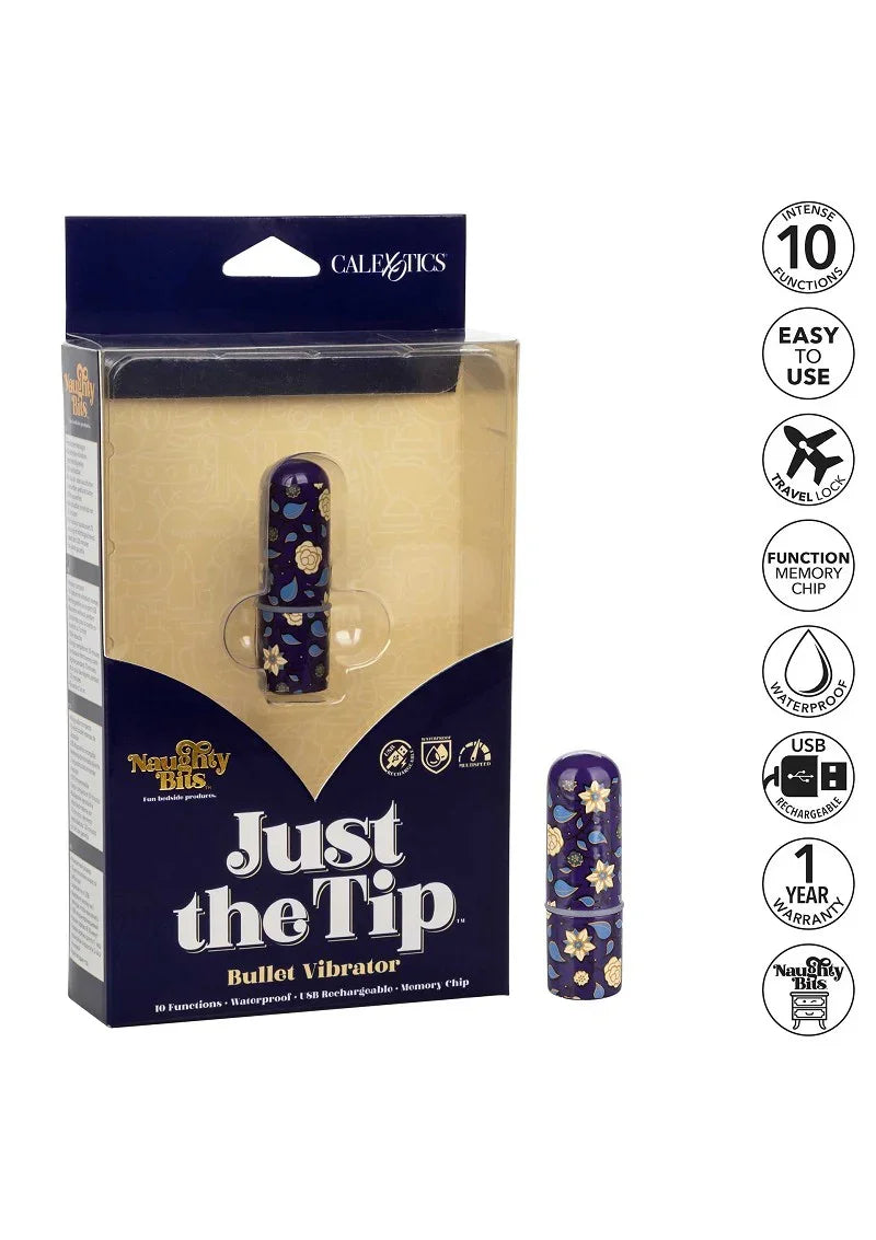 β CalExotics Naughty Bits Just The Tip Bullet Vibrator - Happytoys Sexshop: online sex shop for Feeling Happy & Easy π - Discreet geleverd