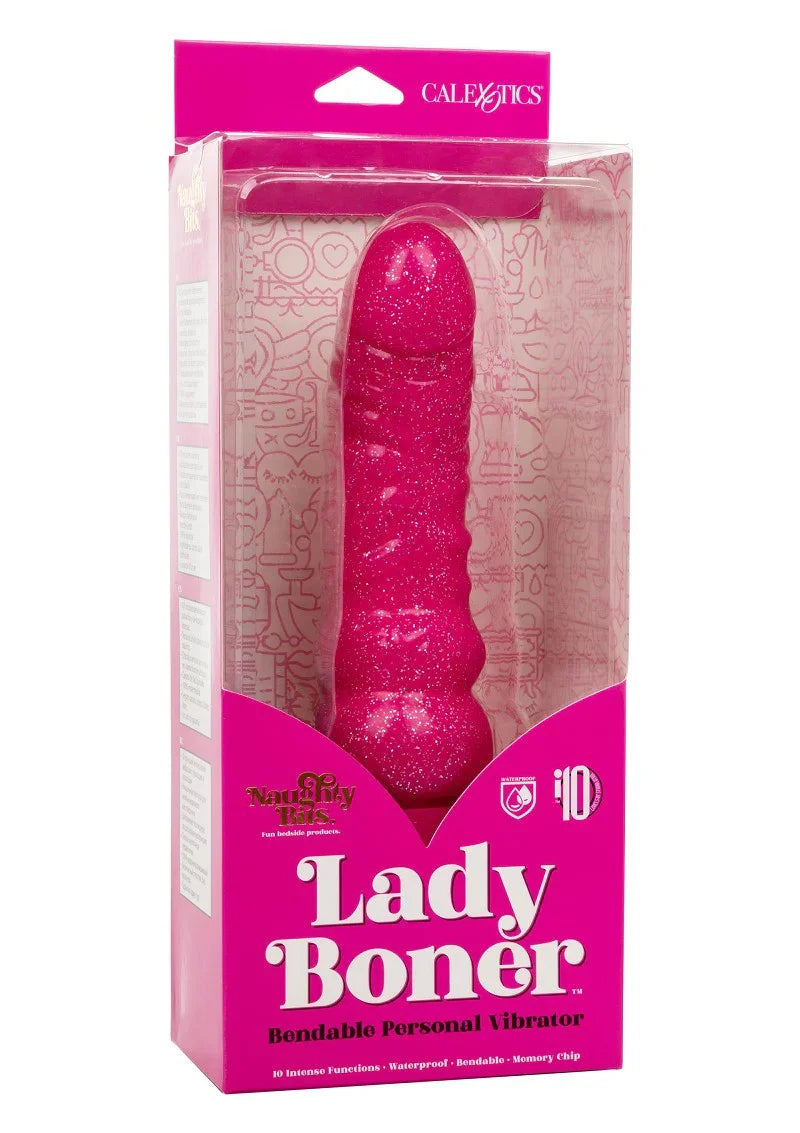 Bestel: Lady Boner Bendable Vibrator by CalExotics Naughty Bits - bij Happytoys.nl, happytoys.be, Happytoys.ae: erotische sex webshop | liever Happy dan Easy ⭐⭐⭐⭐⭐