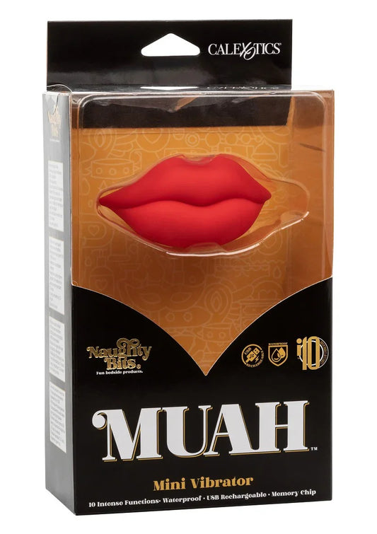 β CalExotics Naughty Bits MUAH Mini Vibrator - Happytoys Sexshop: Toys for Feeling Happy & Easy π - Discreet geleverd