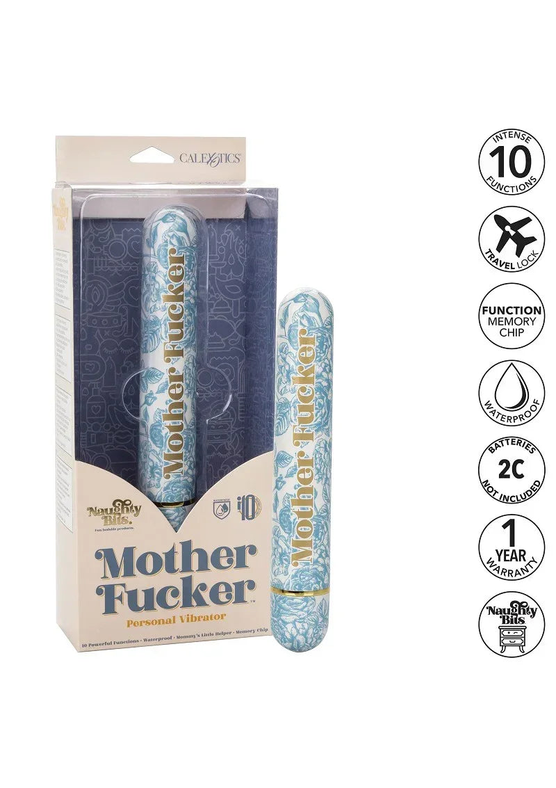 CalExotics Naughty Bits Mother Fucker Personal Vibrator - Happytoys Sexshop: Toys for Feeling Happy & Easy 😊 - Discreet geleverd