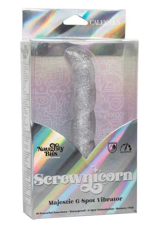 β CalExotics Naughty Bits Screwnicorn Majestic G-spot Vibrator - Happytoys Sexshop: Toys for Feeling Happy & Easy π - Discreet geleverd