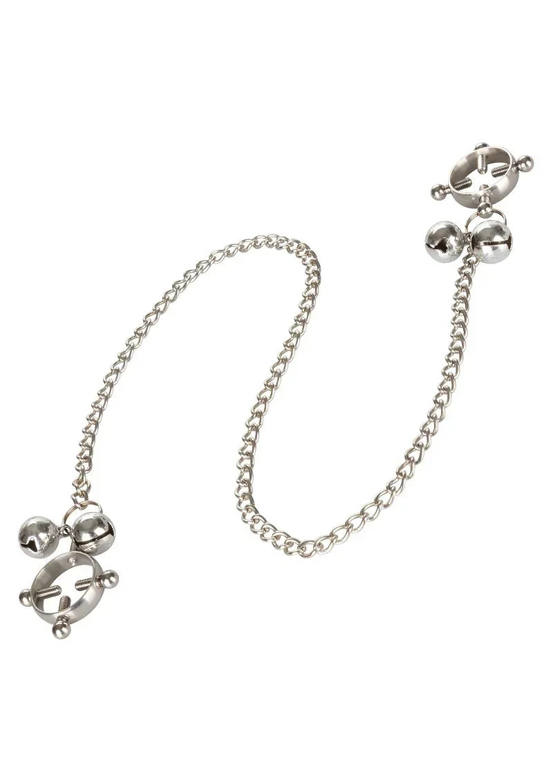 Bestel: 4 Point Nipple Press With Bells by CalExotics - bij Happytoys.nl, happytoys.be, Happytoys.ae: erotische sex webshop | liever Happy dan Easy βββββ