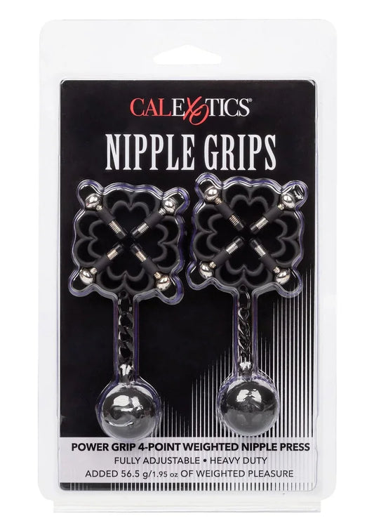 CalExoticsNippleGripsPowerGrip4-PointWeightedNipplePress2 @ Happytoys Sexshop: online sex shop for Feeling Happy & Easy 😊 the erotic store owned by a woman