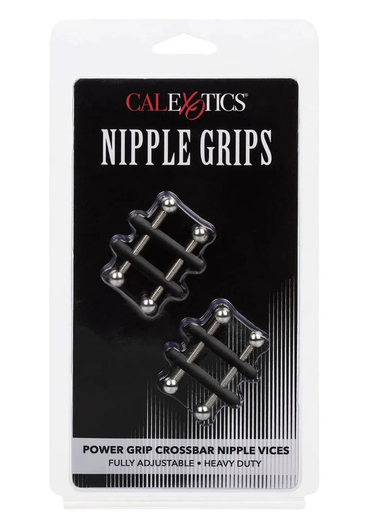 ♀ CalExotics Nipple Grips Power Grip Crossbar Nipple Vices - Happytoys Sexshop: Toys for Feeling Happy & Easy 😊 - Discreet geleverd