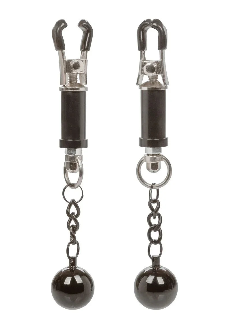 Bestel: Nipple Grips Weighted Twist Nipple Clamps by CalExotics - bij Happytoys.nl, happytoys.be, Happytoys.ae: erotische sex webshop | liever Happy dan Easy βββββ
