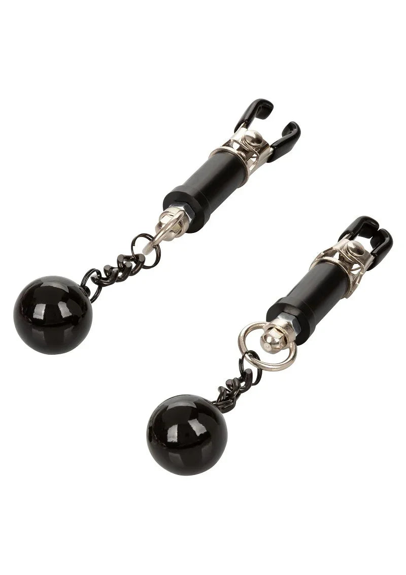 Bestel: Nipple Grips Weighted Twist Nipple Clamps by CalExotics - bij Happytoys.nl, happytoys.be, Happytoys.ae: erotische sex webshop | liever Happy dan Easy βββββ