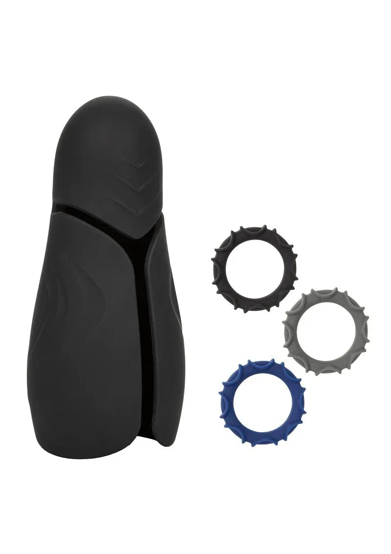 Bestel: Optimum Power Elite Pro Stroker by CalExotics - bij Happytoys.nl, happytoys.be, Happytoys.ae: erotische sex webshop | liever Happy dan Easy ⭐⭐⭐⭐⭐