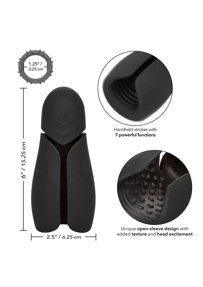 Bestel: Optimum Power Elite Pro Stroker by CalExotics - bij Happytoys.nl, happytoys.be, Happytoys.ae: erotische sex webshop | liever Happy dan Easy ⭐⭐⭐⭐⭐