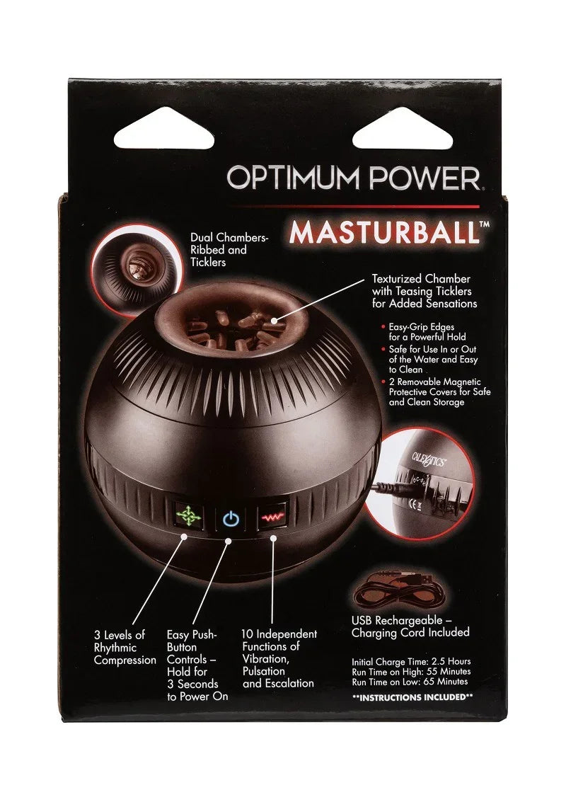 ♂ CalExotics Optimum Power Masturball - Happytoys Sexshop: online sex shop for Feeling Happy & Easy 😊 - Discreet geleverd