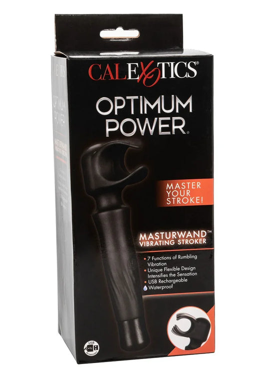♂ CalExotics Optimum Power Masturwand Vibrating Stroker - Happytoys Sexshop: online sex shop for Feeling Happy & Easy 😊 - Discreet geleverd