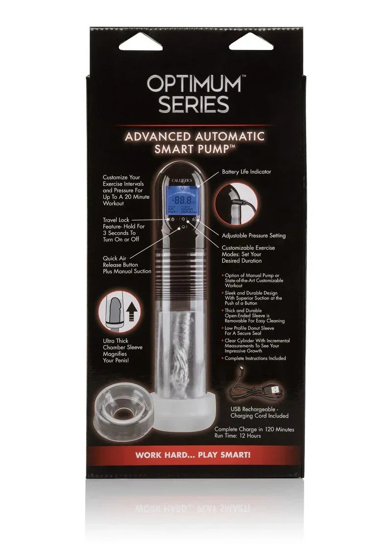 Optimum Series Advanced Automatic Smart Pump by CalExotics - Happytoys Sexshop: online sex shop for Feeling Happy & Easy 😊 - Discreet geleverd