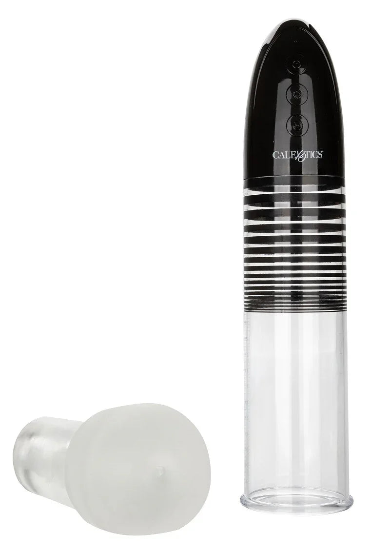 Bestel: Optimum Series Automatic Smart Penis Pump by CalExotics - bij Happytoys.nl, happytoys.be, Happytoys.ae: erotische sex webshop | liever Happy dan Easy ⭐⭐⭐⭐⭐