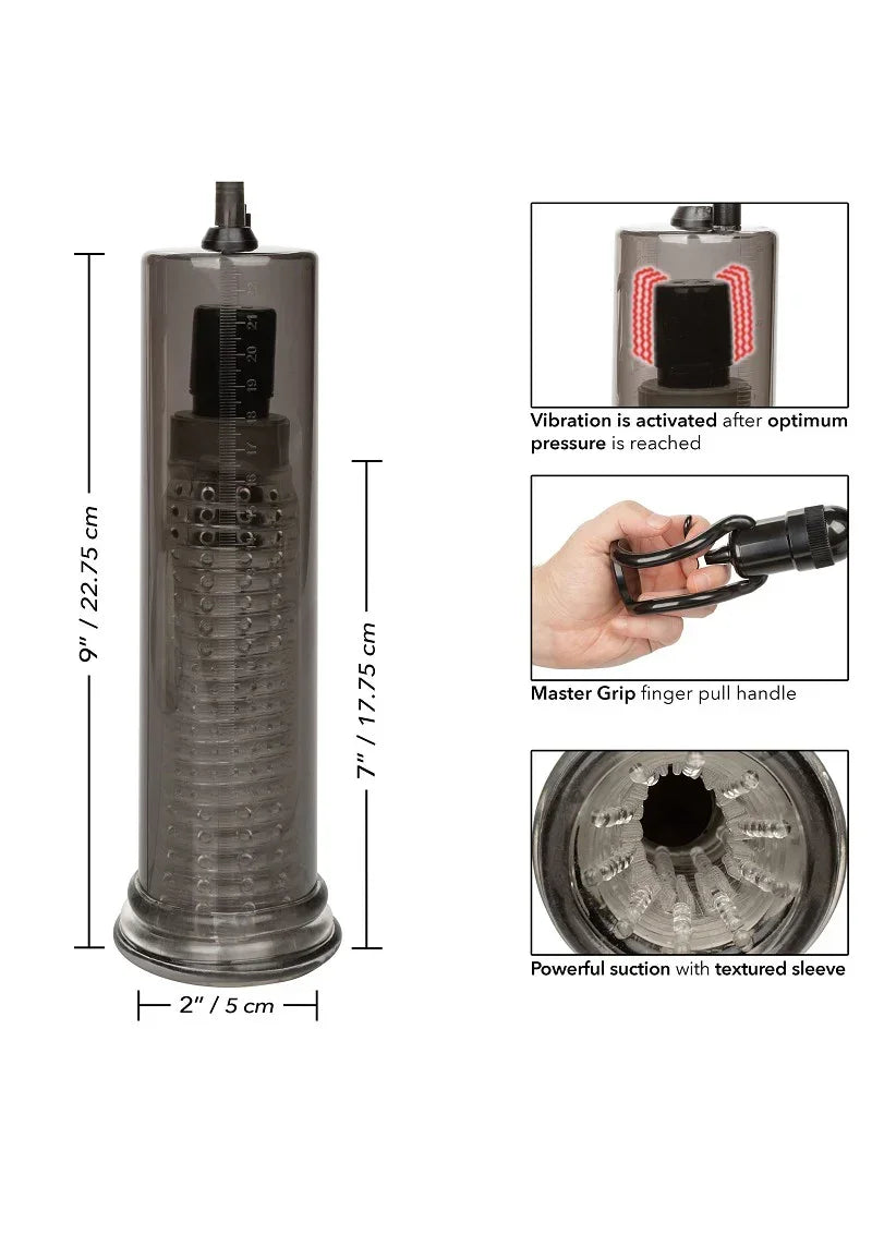 Bestel: Optimum Series Vibro Air Pump by CalExotics - bij Happytoys.nl, happytoys.be, Happytoys.ae: erotische sex webshop | liever Happy dan Easy ⭐⭐⭐⭐⭐