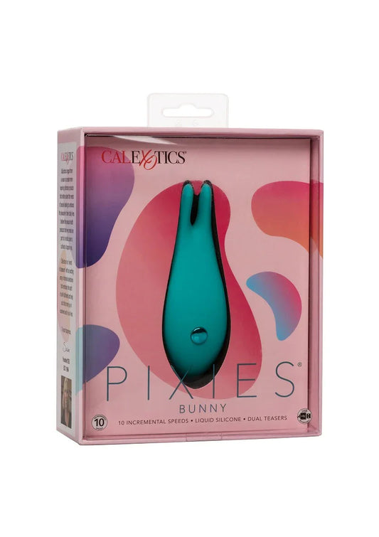 Pixies Bunny Vibrator by CalExotics - Happytoys Sexshop: online sex shop for Feeling Happy & Easy 😊 - Discreet geleverd