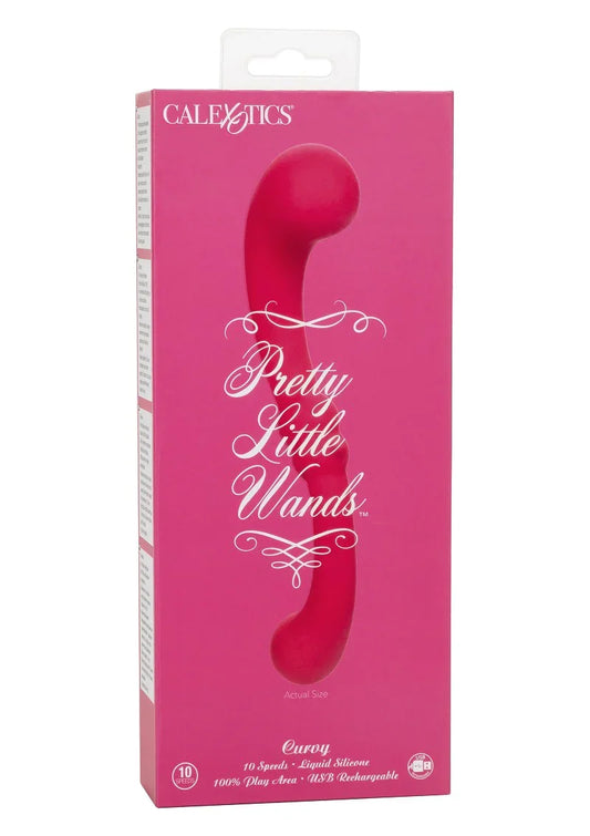 Pretty Little Wands Curvy vibrator by CalExotics - Happytoys Sexshop: Toys for Feeling Happy & Easy π - Discreet geleverd
