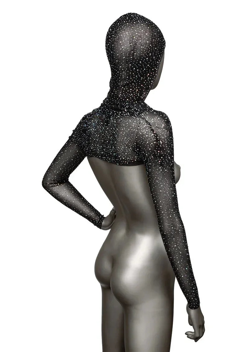Bestel: Radiance Hooded Shoulder Shrug by CalExotics - bij Happytoys.nl, happytoys.be, Happytoys.ae: erotische sex webshop | liever Happy dan Easy βββββ