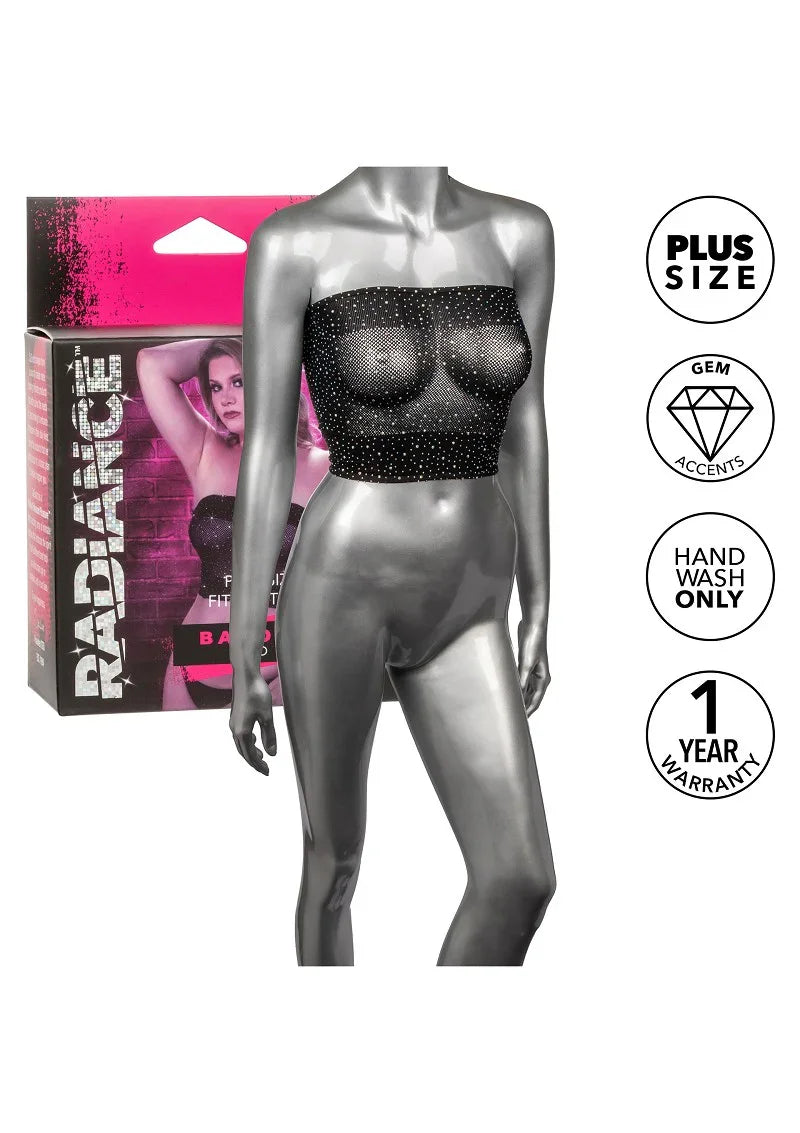 Radiance Plus Size Bandeau Top by CalExotics - Happytoys Sexshop: online sex shop for Feeling Happy & Easy 😊 - Discreet geleverd