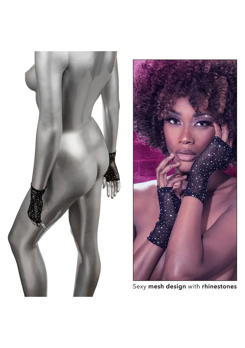 Bestel: Radiance Fingerless Gloves by CalExotics - bij Happytoys.nl, happytoys.be, Happytoys.ae: erotische sex webshop | liever Happy dan Easy ⭐⭐⭐⭐⭐